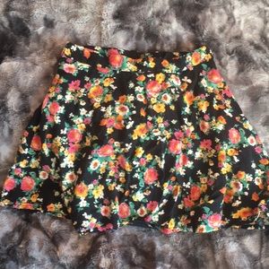 floral skirt